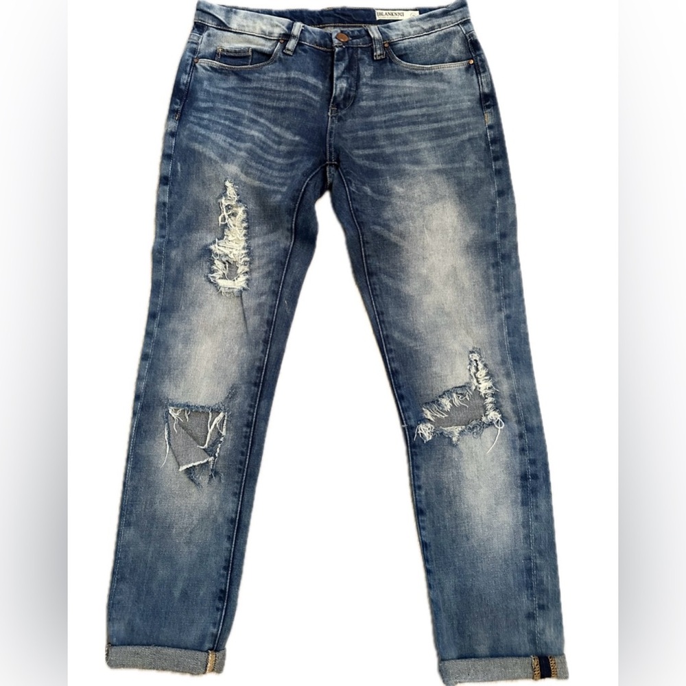BLANKNYC DISTRESSED DENIM JEANS